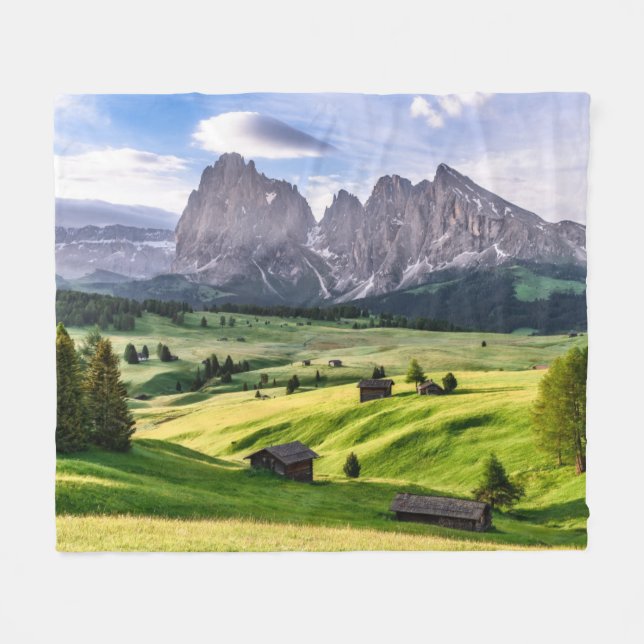 Cobertor De Velo Cumes da dolomite de Seiser Alm |, Italia (Frente (Horizontal))