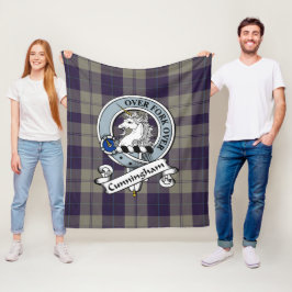 Cobertor De Velo Cunningham Dress Blue Dancers Clan Crachá Tartan P