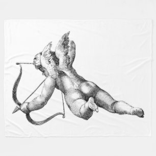 Cobertor De Velo Cupido (Deus do Amor) Fleece Blanket