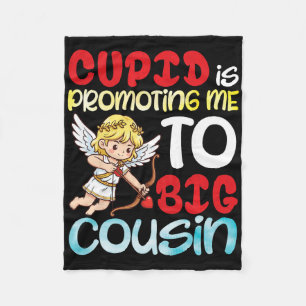Cobertor De Velo Cupido Me Promovendo a Prima Mais Velha no Dia dos