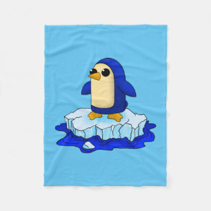 Cobertor De Velo Curioso Kawaii Cute Baby Penguin