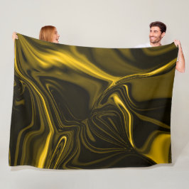 Cobertor De Velo Curvas amarelas ou douradas em alguma imagem marro