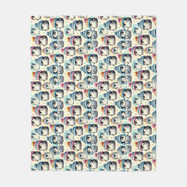 Cobertor De Velo Cute Baby Penguin