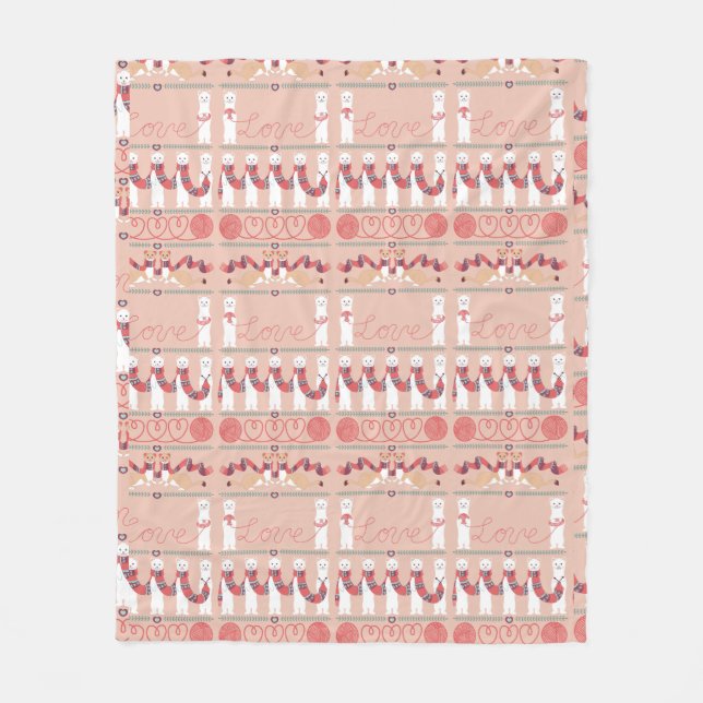Cobertor De Velo Cute Erminas Fleece Blanket (Frente)