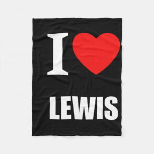 Cobertor De Velo Cute Eu Amo Coração Lewis Pais Esposa Husnd Valent