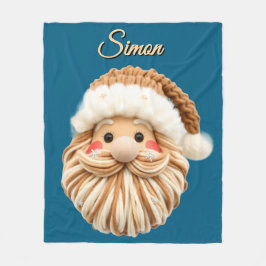 Cobertor De Velo Cute Faux Yarn Christmas Santa crochet