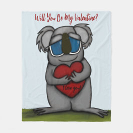 Cobertor De Velo Cute Koala Bear