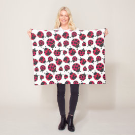 Cobertor De Velo Cute Ladybug