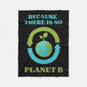 Cobertor De Velo Cute Porque Não Há Planeta B Camiseta Meio Ambient
