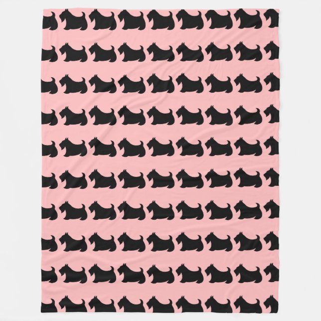 Cobertor De Velo Cute Scottish Terrier Scotty Dog Blanket Gpresente (Frente)