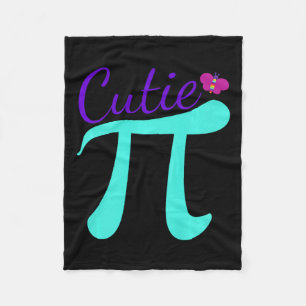 Cobertor De Velo Cutie Pi - Camiseta Engraçada com Trocadilho de Ma