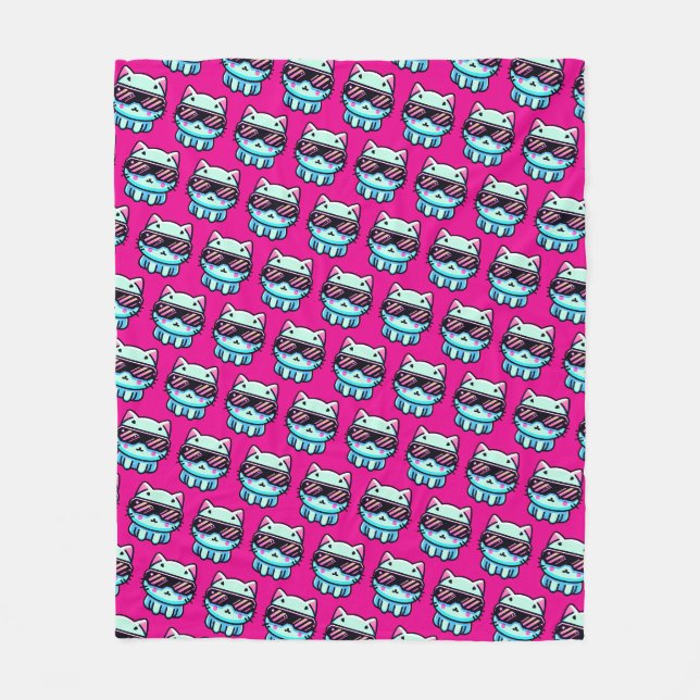 Cobertor De Velo Cyber Cat (Frente)