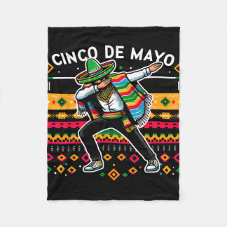 Cobertor De Velo Dabbing Mexican Poncho Cinco De Mayo Fiesta 4 