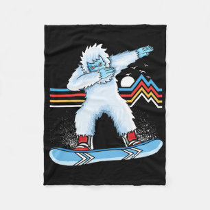 Cobertor De Velo Dabbing Yeti Vintage Sunset Snowboard Retro Sno