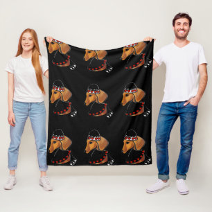 COBERTOR DE VELO DACHSHUND