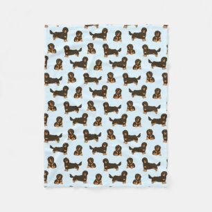 Cobertor De Velo Dachshund Fleece Blanket