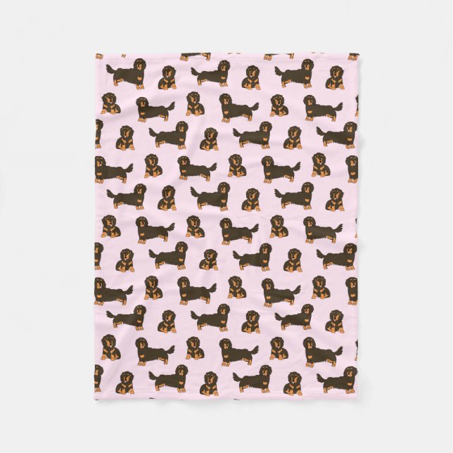 Cobertor De Velo Dachshund Fleece Blanket (Frente)