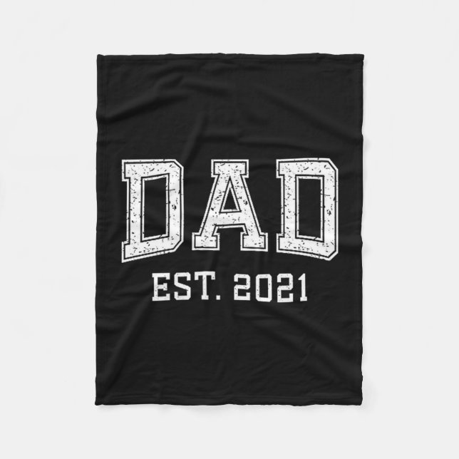 Cobertor De Velo Dad Est 2021 Dad D Fathers Day Ized  (Frente)
