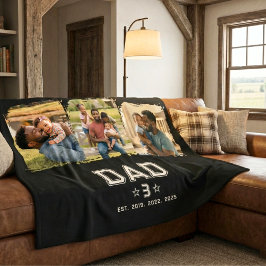 Cobertor De Velo Dad Established Classic Bold White Black 3 Photo