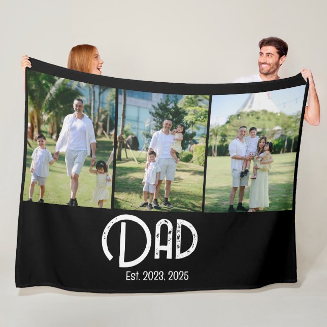 Cobertor De Velo Dad Established Grunge text 3 photo (In Situ)