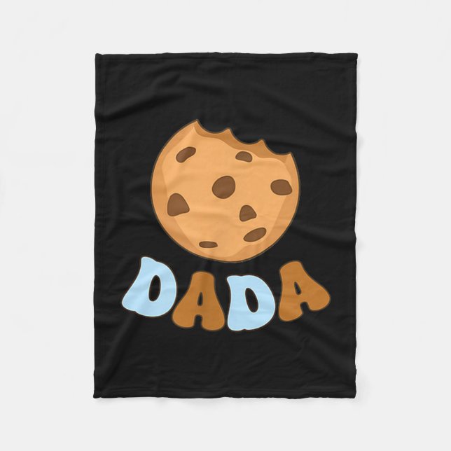 Cobertor De Velo Dada Cookies Milk Sweet One 1st Birthday Family Ma (Frente)