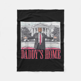 Cobertor De Velo Daddys Home Shirt White House Trump 2024