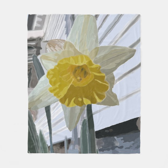 Cobertor De Velo Daffodil Medium Sherpa Blanket (Frente)