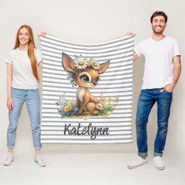 Cobertor De Velo Daisy Fawn Snuggle