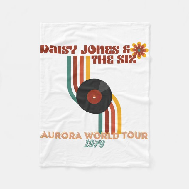 Cobertor De Velo Daisy Jones e The Six  (Frente)