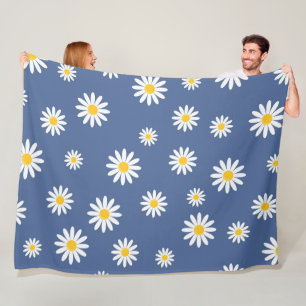 Cobertor De Velo Daisy Meadows Blue