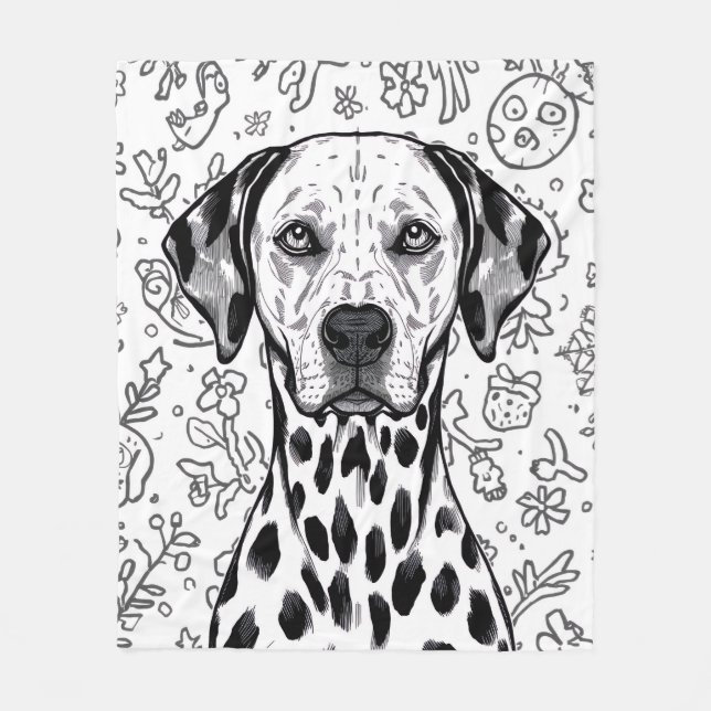 Cobertor De Velo Dalmatian blanket (Frente)