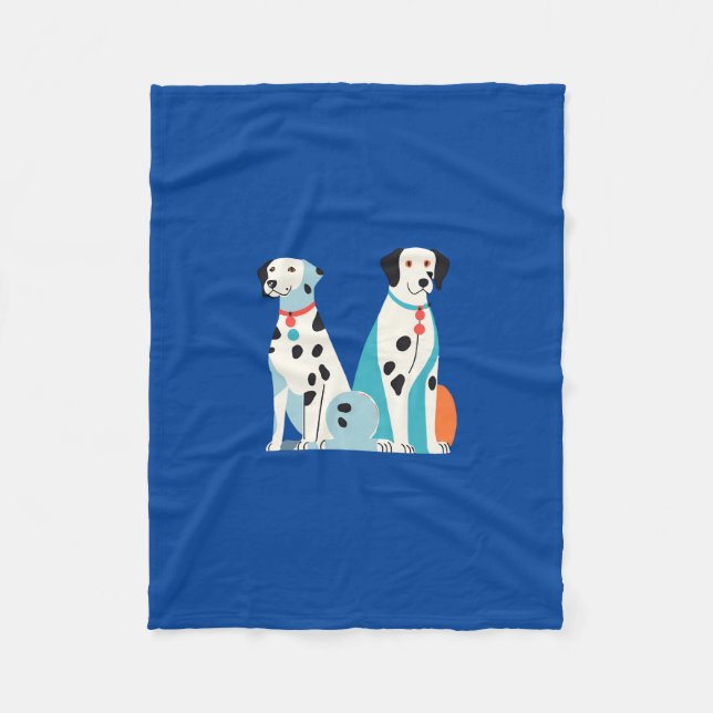 Cobertor De Velo dalmatiens couverture bébé (Frente)