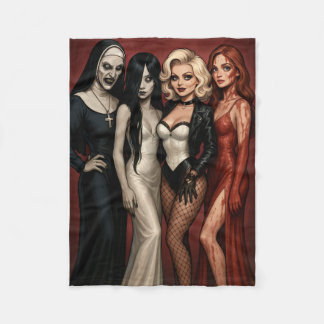 Cobertor De Velo Damas do horror se glamourizam