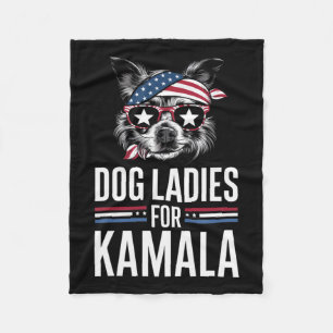 Cobertor De Velo Damas Por Kamala Funny Dog 2024 Presidente Kamala-