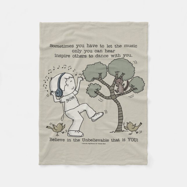 Cobertor De Velo Dança (Frente)