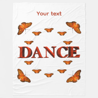 Cobertor De Velo Dança com design de borboletas