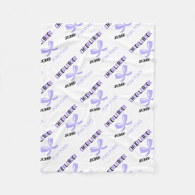 Cobertor De Velo Dança de cheerleader (Frente)