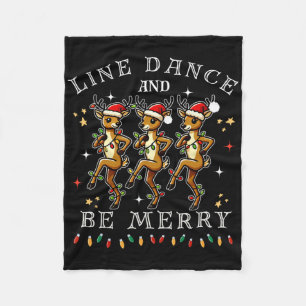 Cobertor De Velo Dança De Rena E Feliz Natal Festivo