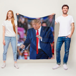 Cobertor De Velo Dança engraçada de Trump