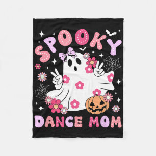 Cobertor De Velo Dança Spooky Mãe Dançarina Halloween Mamãe Dançand