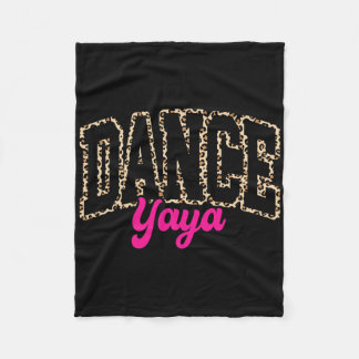 Cobertor De Velo Dança Yaya Leopard Dançando Yaya Life Girls D