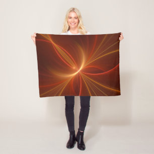 Cobertor De Velo Dançar Com A Arte Fractal Moderna Abstrato