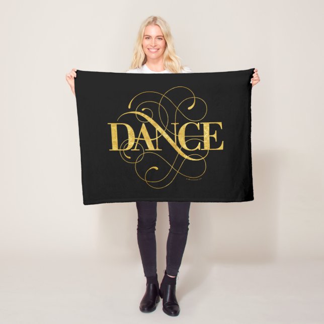 Cobertor De Velo Dance Flourish Fleece Blanket (In Situ)