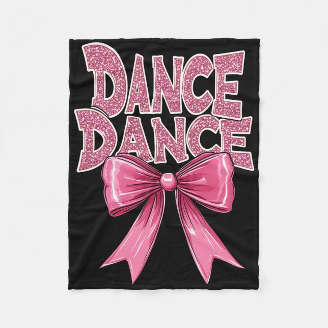 Cobertor De Velo Dance Pink Dancing Arco Cuz Balé Considerando Cl G (Frente)