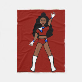 Cobertor De Velo Dancer Fleece Blanket Berry e Blue 2