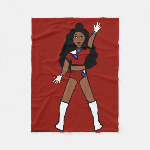 Cobertor De Velo Dancer Fleece Blanket Berry e Blue 2