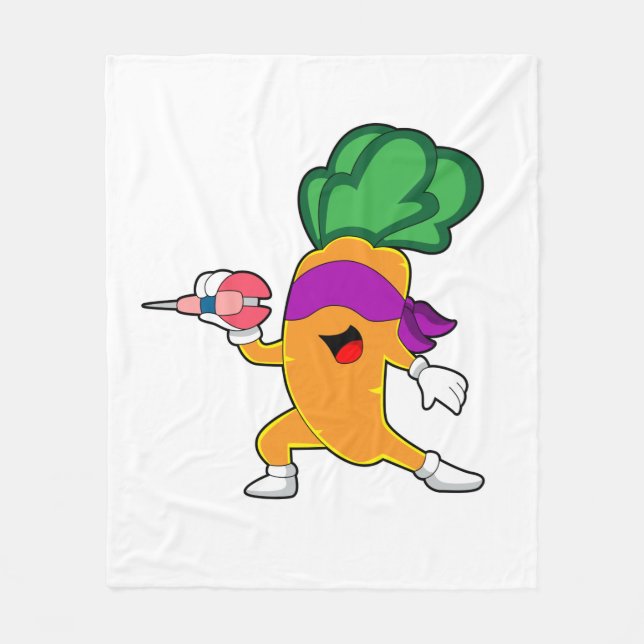 Cobertor De Velo Dardos de Cenoura Dardo (Frente)