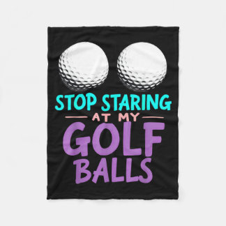 Cobertor De Velo Dark Humor Stop Staring At My Golf
