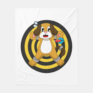 Cobertor De Velo Dart Dartboard Dog Darts