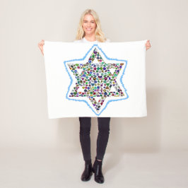 Cobertor De Velo David Star foi feito com Gemstones